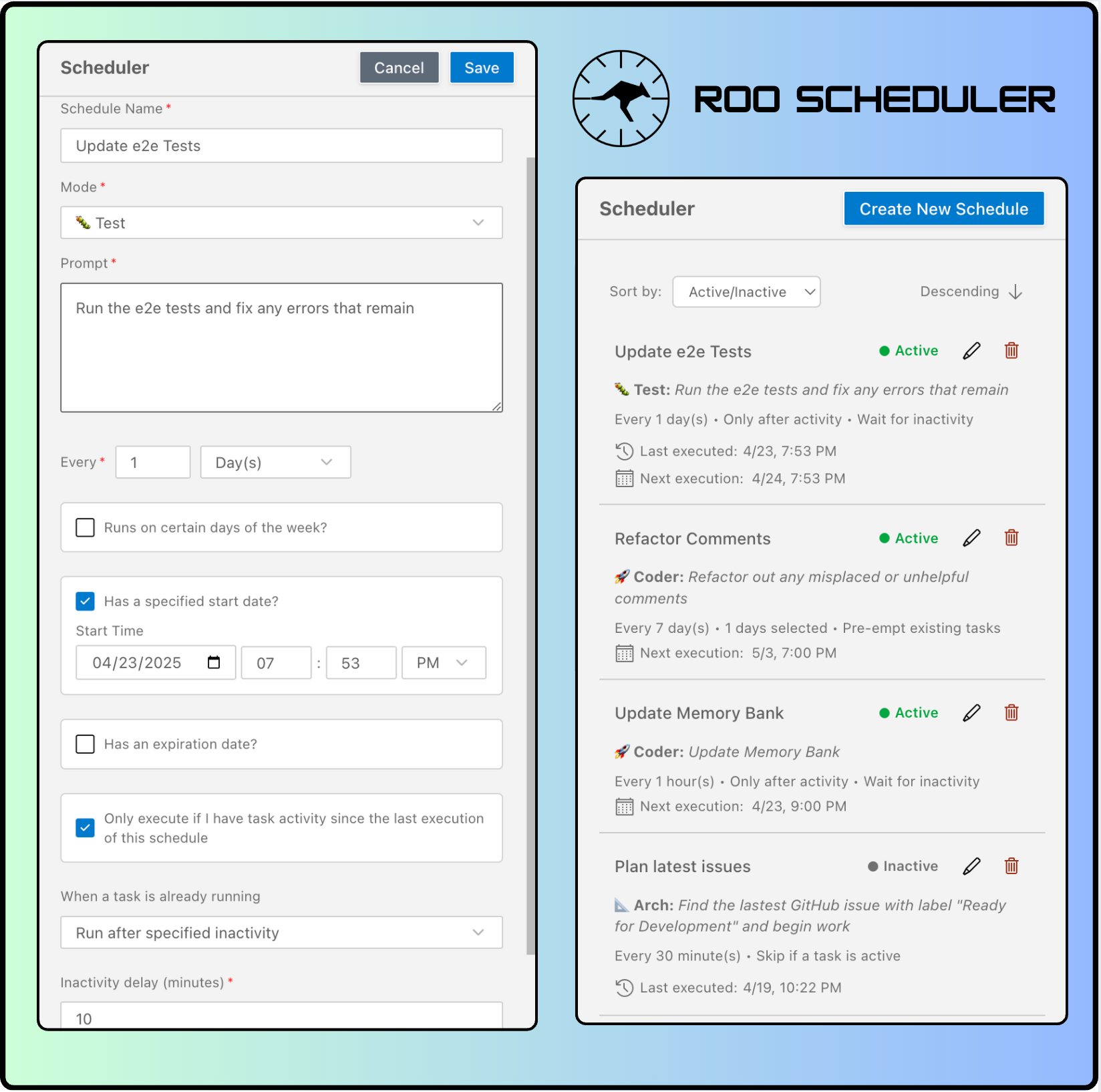 Roo Scheduler Icon